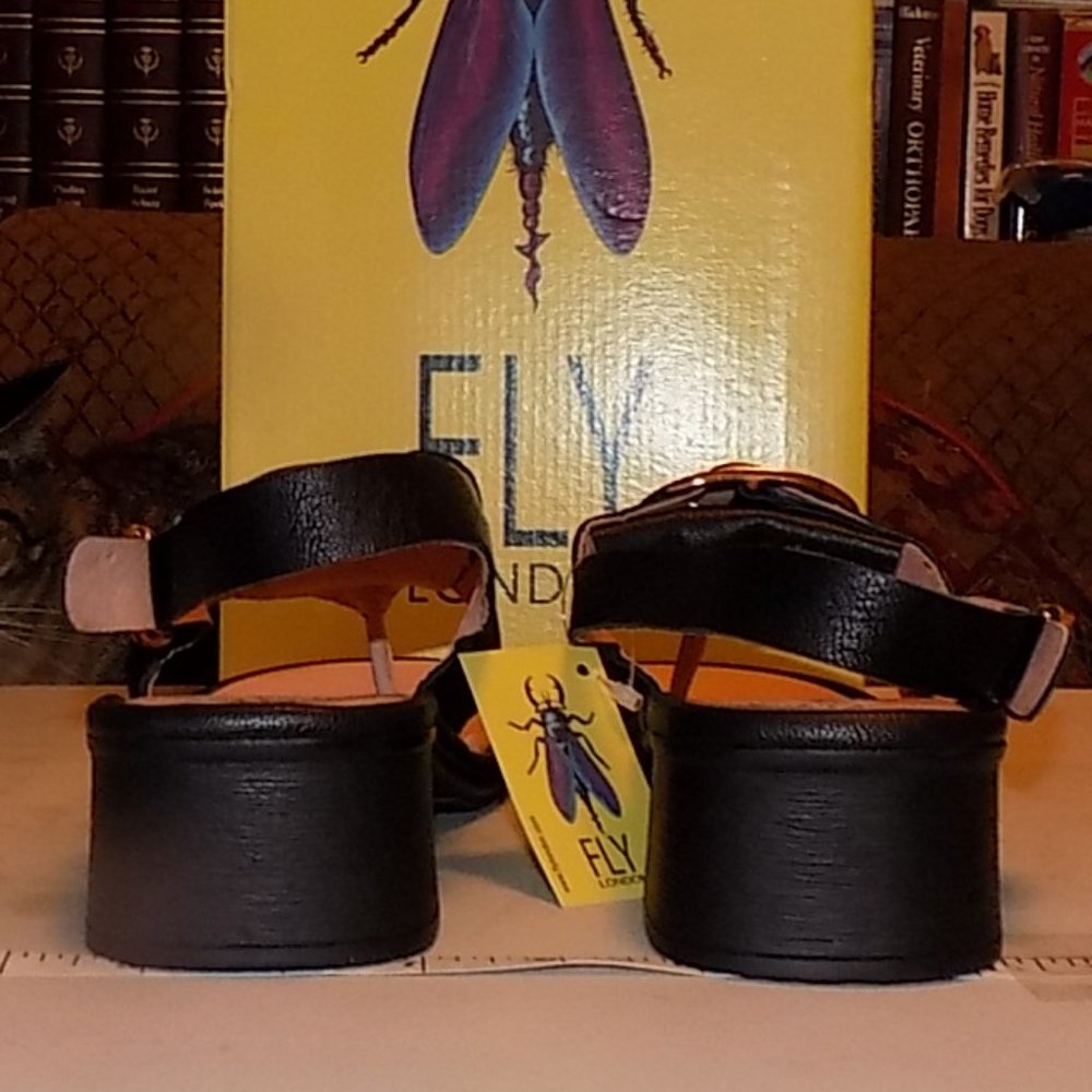 New Fly London EMAT017FLY mousse black leather - Picture 11 of 15